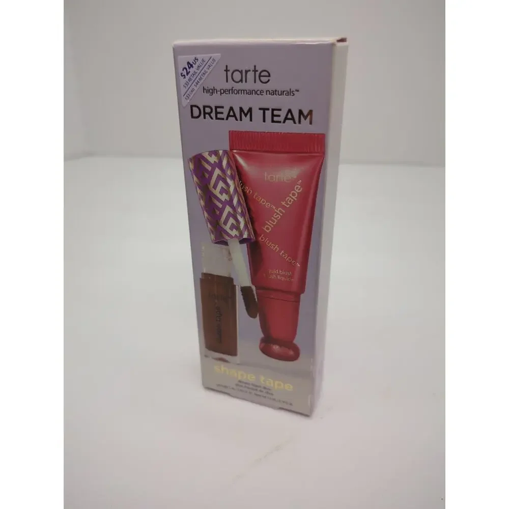 Tarte Dream Team Duo Shape Tape Concealer & Blush Tape Liquid Blush 54H & Cherry